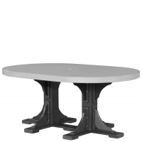 4' x 6' Oval Table