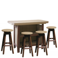 Serving Bar & Bar Stools