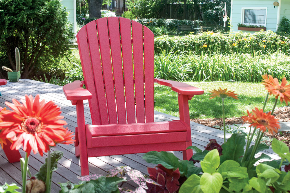 Test drive a chair to see why Comfort Craft Adirondacks are so popular!A Adirondack style outdoor chair looks great anywhere.