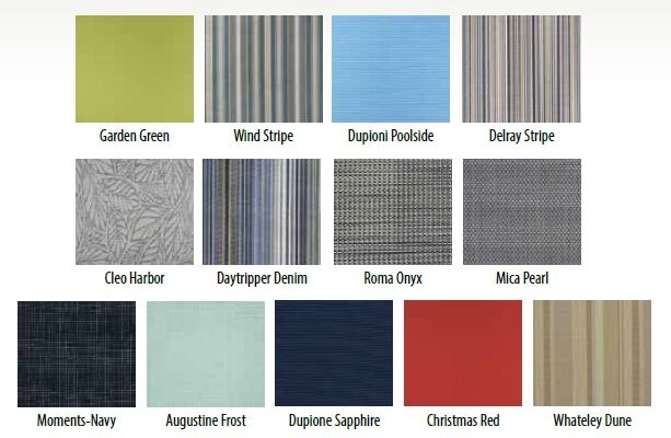 Sling Chair Fabric Colors